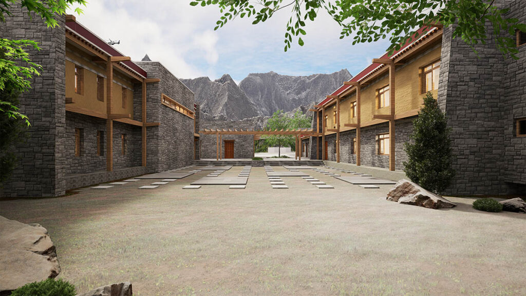 High Altitude School Hostel at Mustang 1 Mustang Hostel 2
